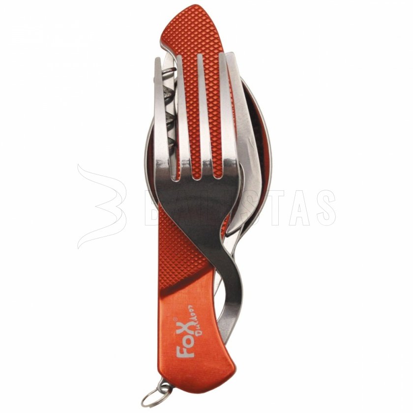 Folding cutlery Fox Outdoor 6-piece red 44051