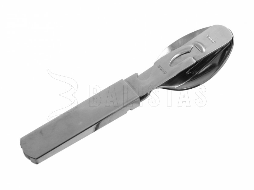 MFH 4-piece hiking cutlery with case