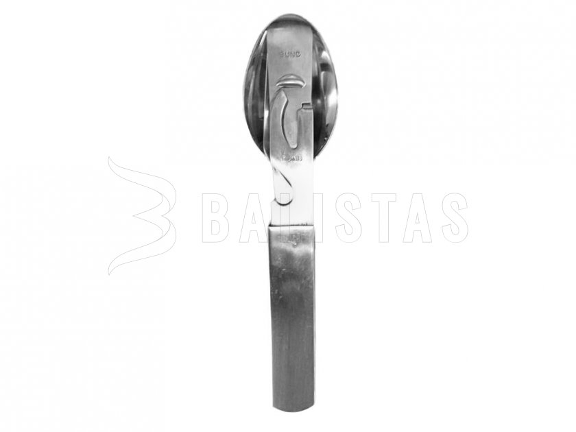 MFH 4-piece hiking cutlery with case