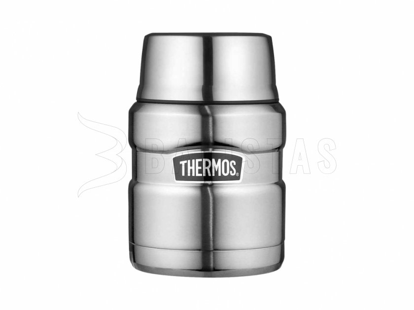 Food thermos with spoon Thermos King 0,47 l steel
