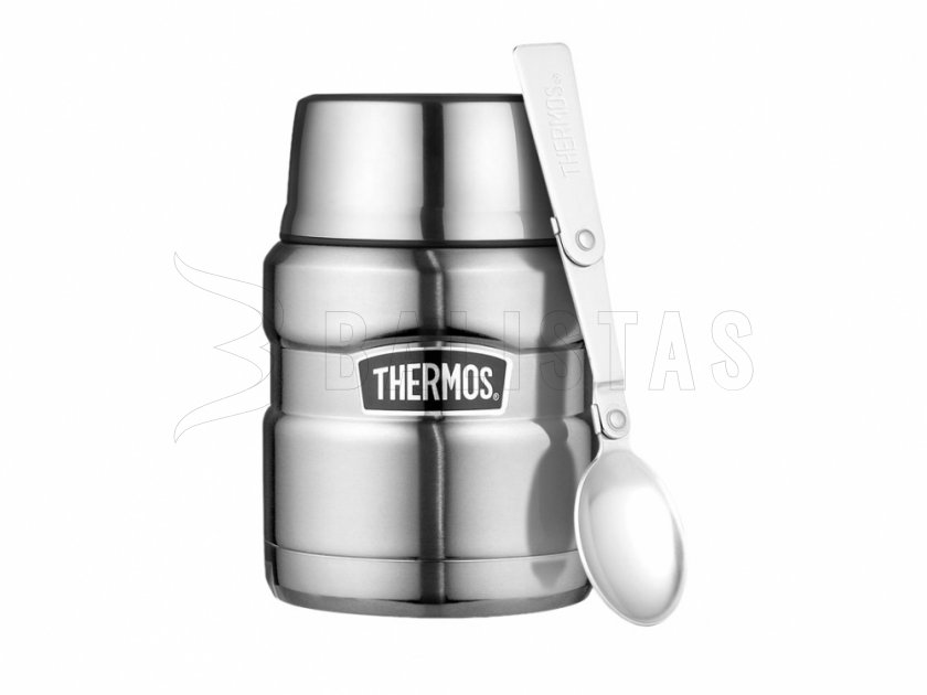 Food thermos with spoon Thermos King 0,47 l steel