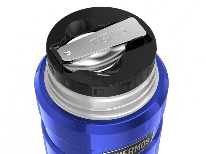 Thermos King 0,71 l food thermos with spoon blue