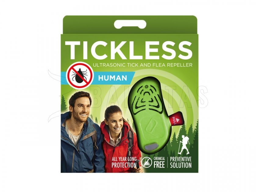 Tick Repeller for humans Tickless green