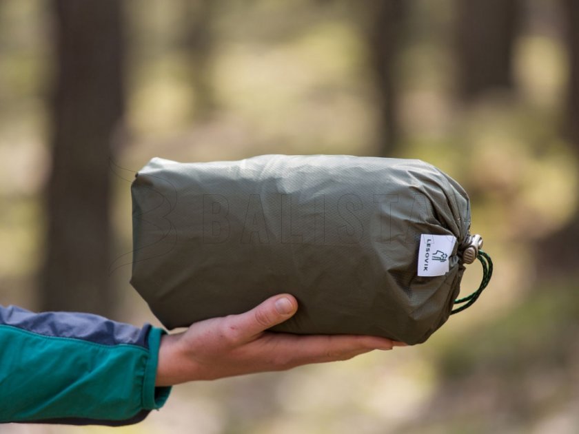 Hiking tarp Lesovik Groza 2 green