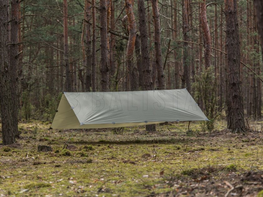 Hiking tarp Lesovik Groza 2 green