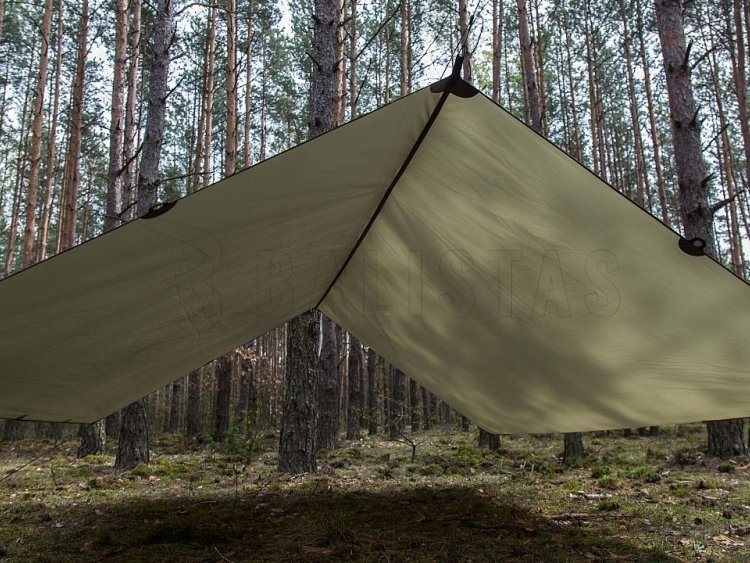Hiking tarp Lesovik Groza 2 green