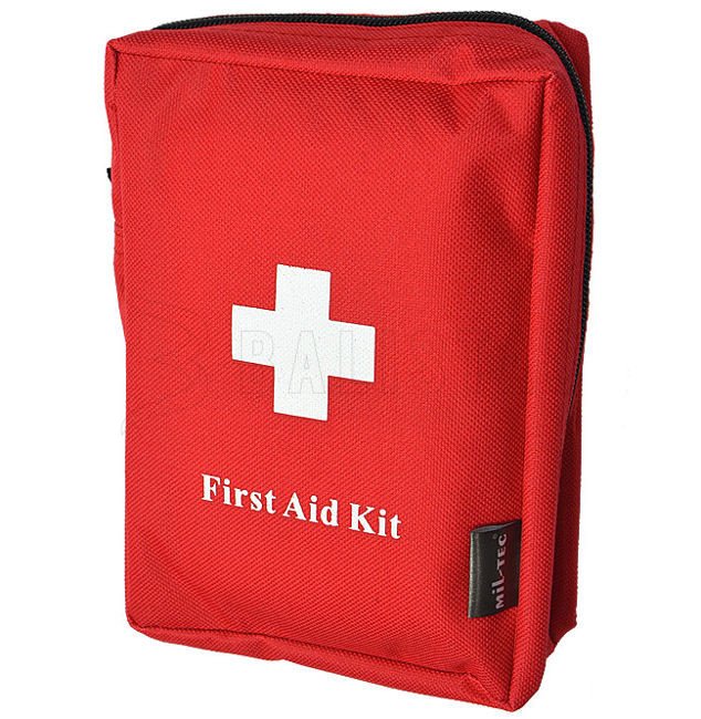 First aid kit Mil-Tec large 19x14x6,5 cm red