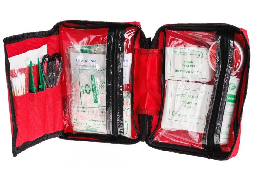 First aid kit Mil-Tec large 19x14x6,5 cm red