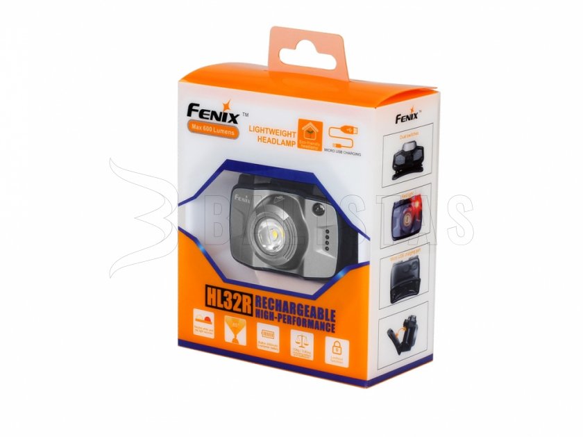 Fenix HL32R LED headlamp grey