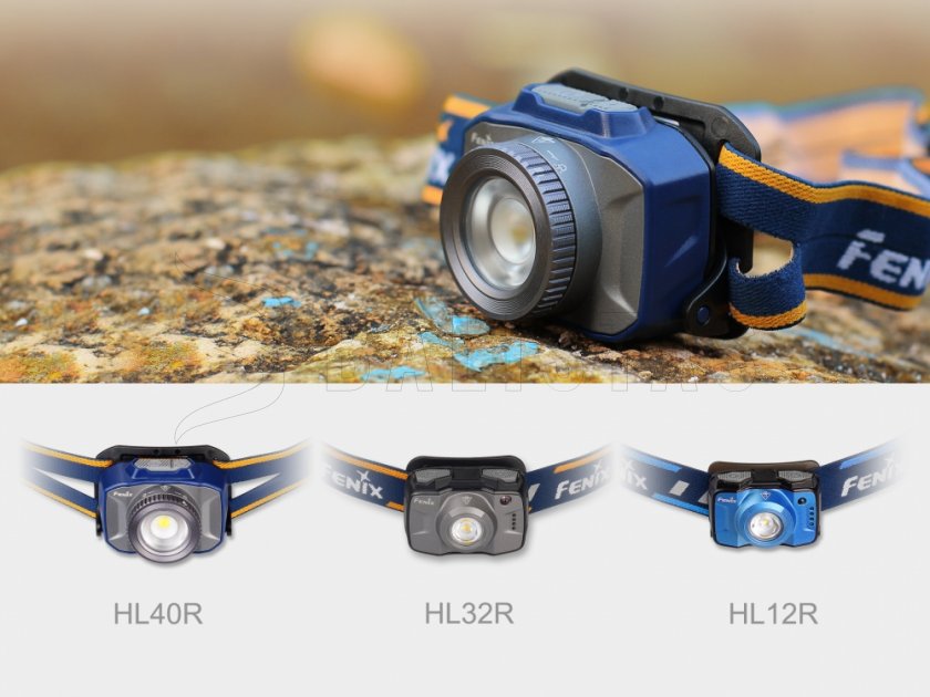Fenix HL32R LED headlamp grey