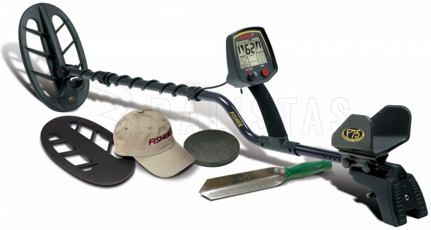 Fisher F75 11'' LTD metal detector set