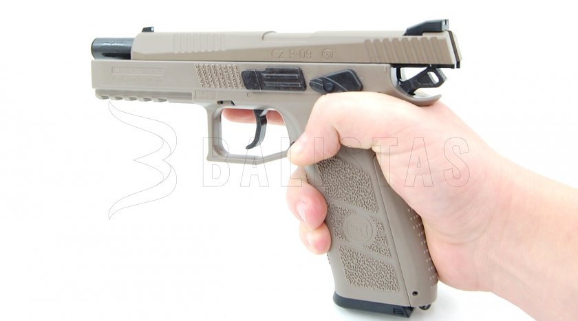ASG CZ P-09 FDE Blowback 4,5mm