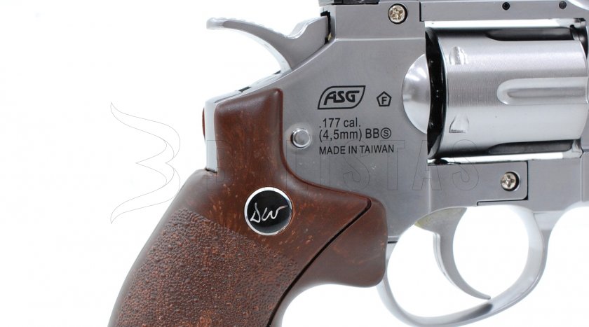 ASG Dan Wesson 8" Silver 4,5mm BB broky