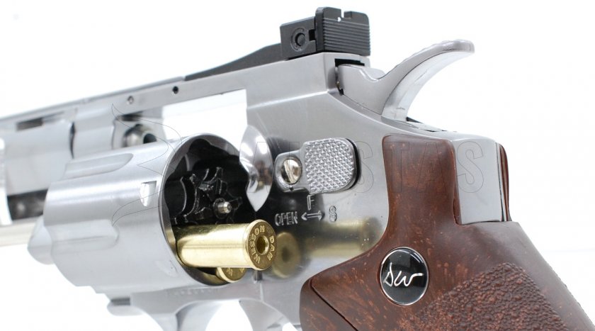 ASG Dan Wesson 8" Silver 4,5mm BB broky