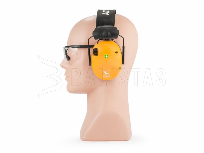 RealHunter Active Pro Orange Earmuffs + Glasses