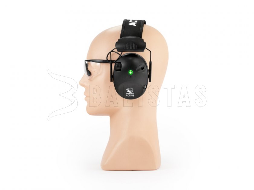 RealHunter Active Pro Black Earmuffs + Glasses