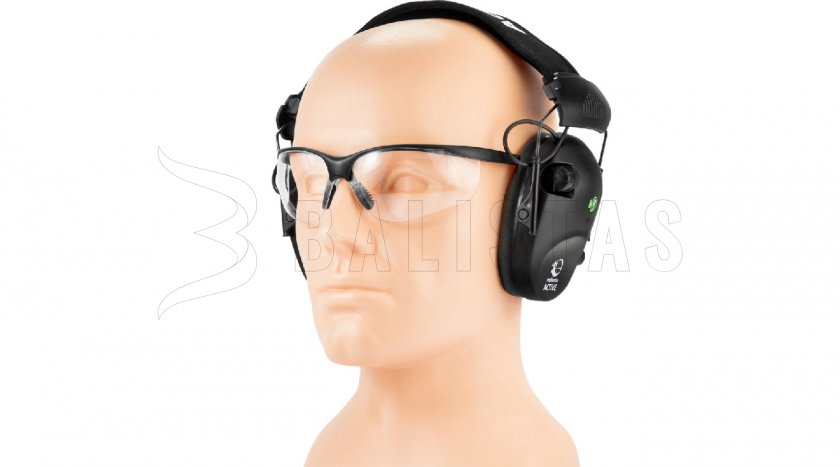 RealHunter Active Pro Black Earmuffs + Glasses