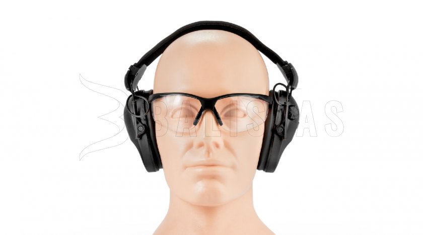 RealHunter Active Pro Black Earmuffs + Glasses