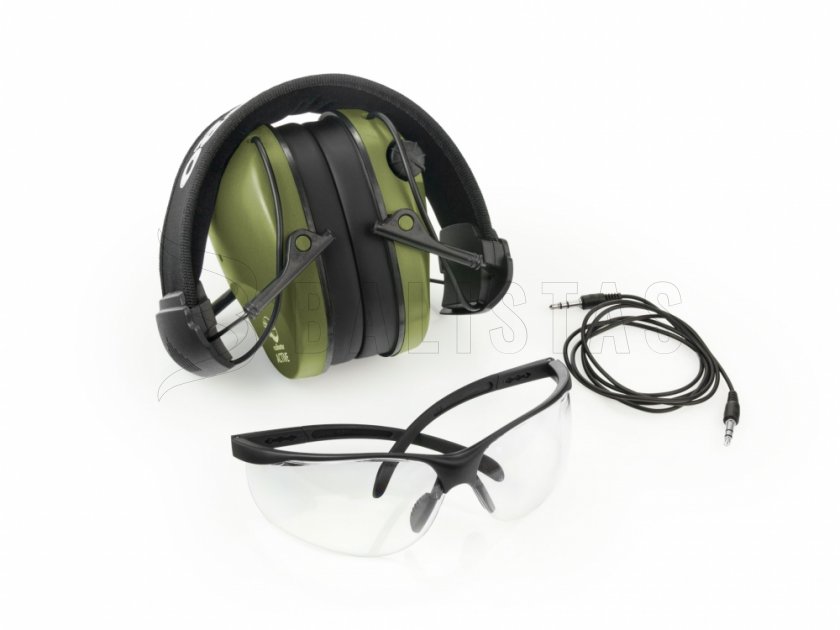 RealHunter Active Pro Green Earmuffs + Glasses