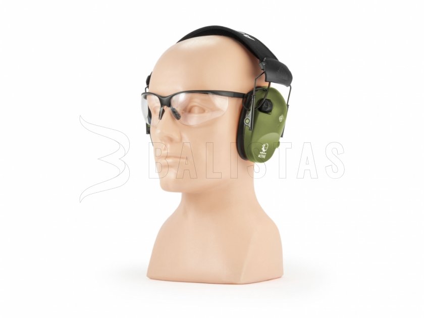 RealHunter Active Pro Green Earmuffs + Glasses