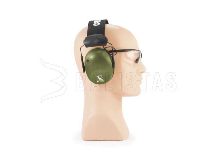RealHunter Active Pro Green Earmuffs + Glasses