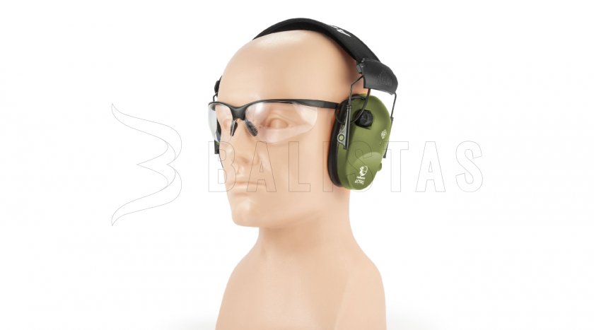 RealHunter Active Pro Green Earmuffs + Glasses