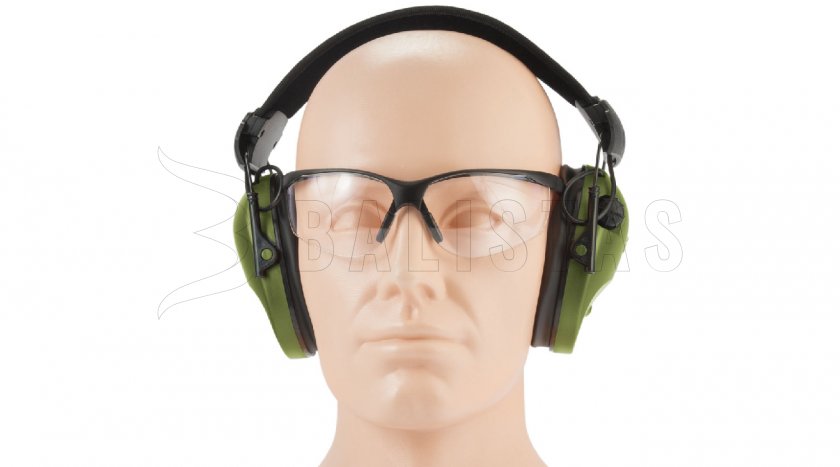 RealHunter Active Pro Green Earmuffs + Glasses
