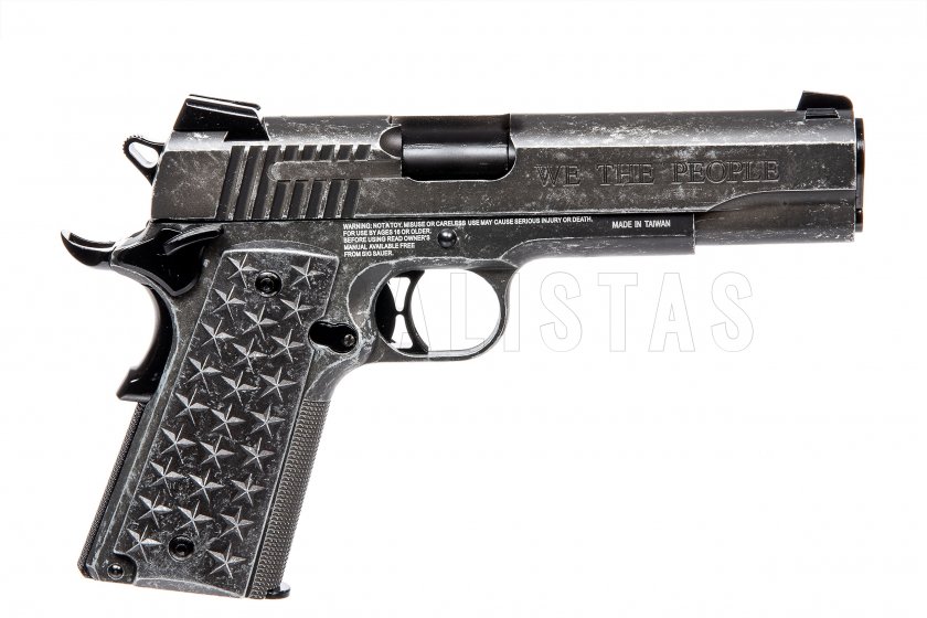 Kave Monkeyz Carbon Fiber We The People Grips For Kimber 1911 .45 ACP Handgun