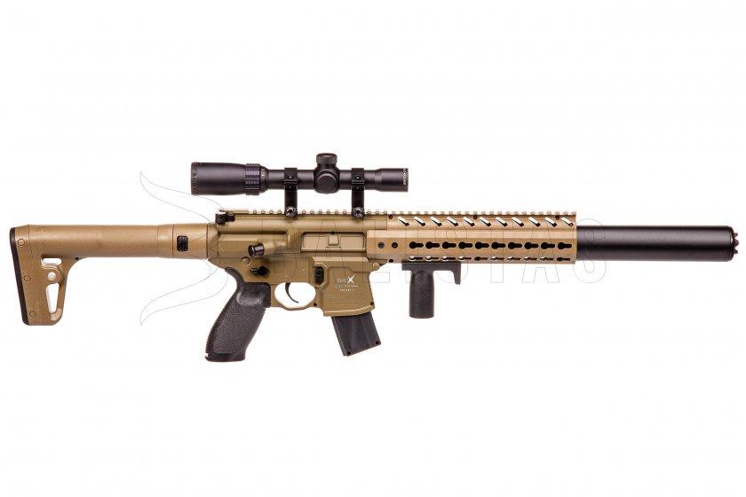 Sig Sauer MCX FDE 4,5mm with Riflescope