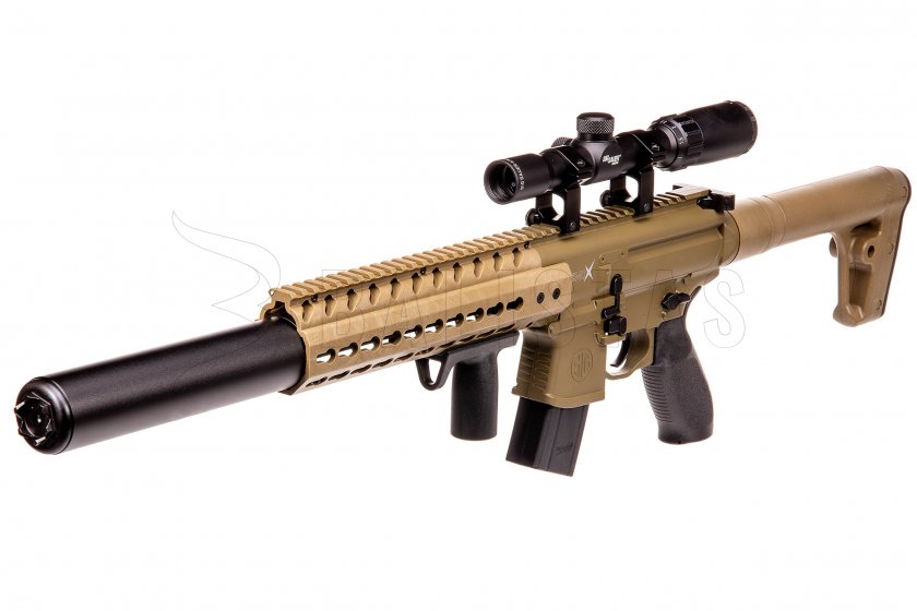 Sig Sauer MCX FDE 4,5mm with Riflescope