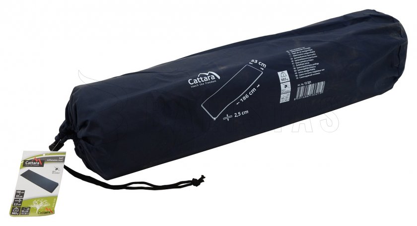 Self-inflating mattress Cattara 2,5cm blue