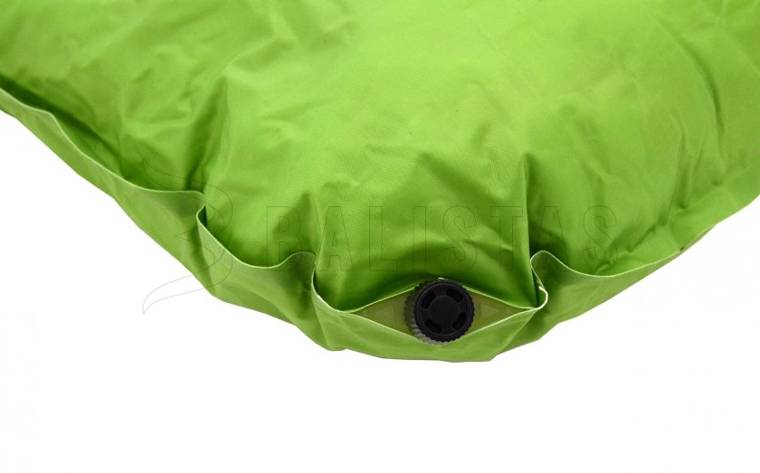 Self-inflating pillow green