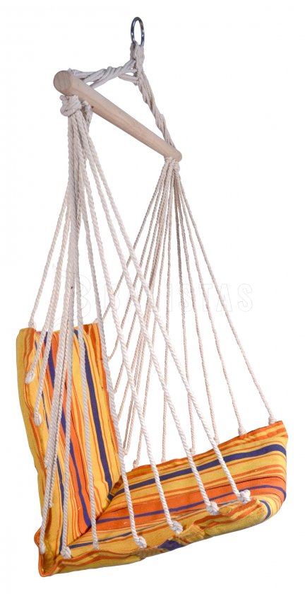 Hammock chair 95x50cm red-orange