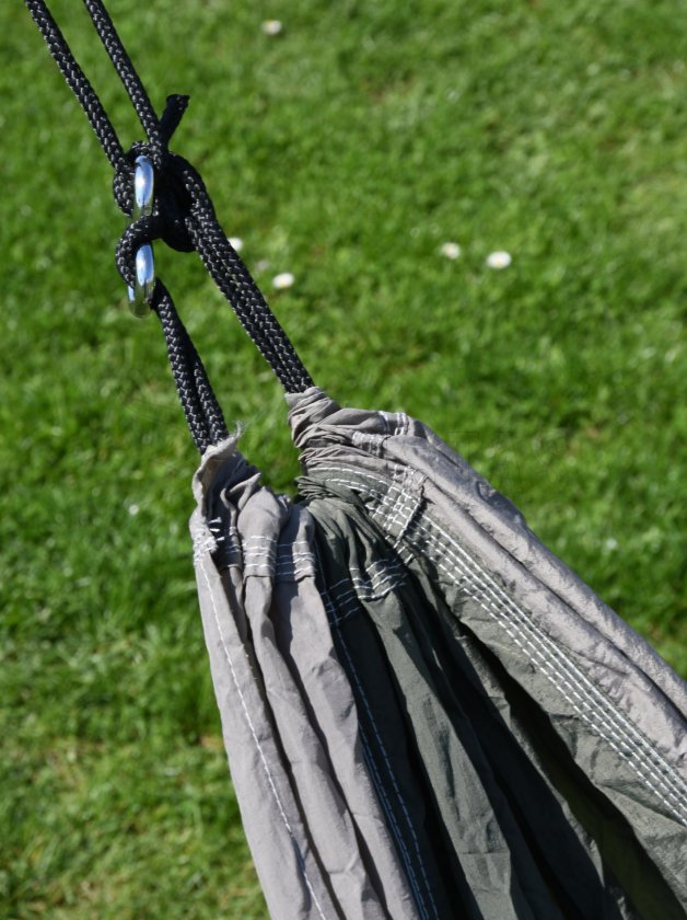 Hammock NYLON 275x137 cm green-brown