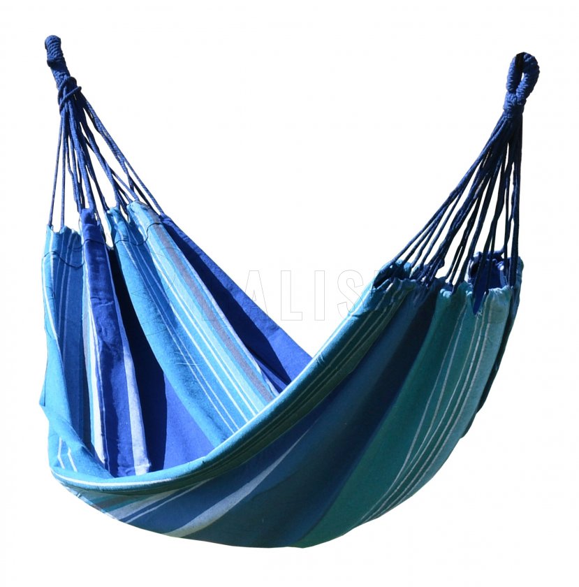 Hammock TEXTIL 200x100 cm blue-white