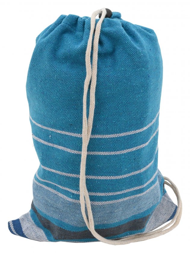 Hammock TEXTIL 200x100 cm blue-white