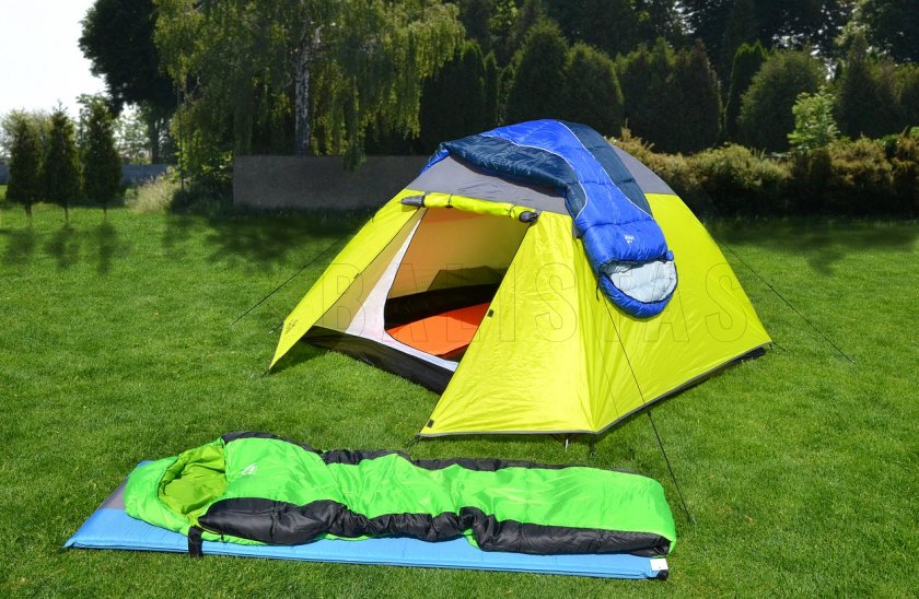 Trent double tent for 3 persons 210x110x210 cm