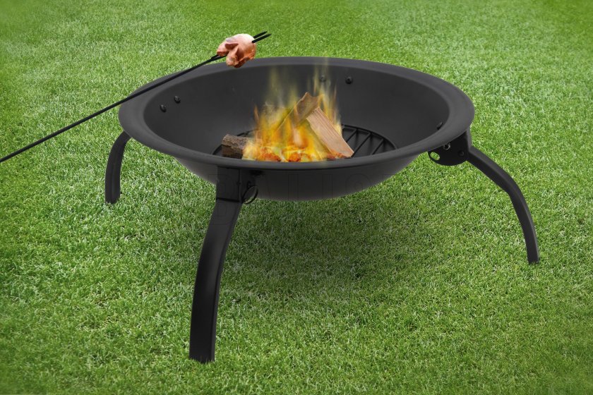 Vesuv Fire Pit with Grate and Lid