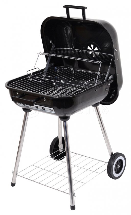 Charcoal grill rectangular Trapani 46 cm