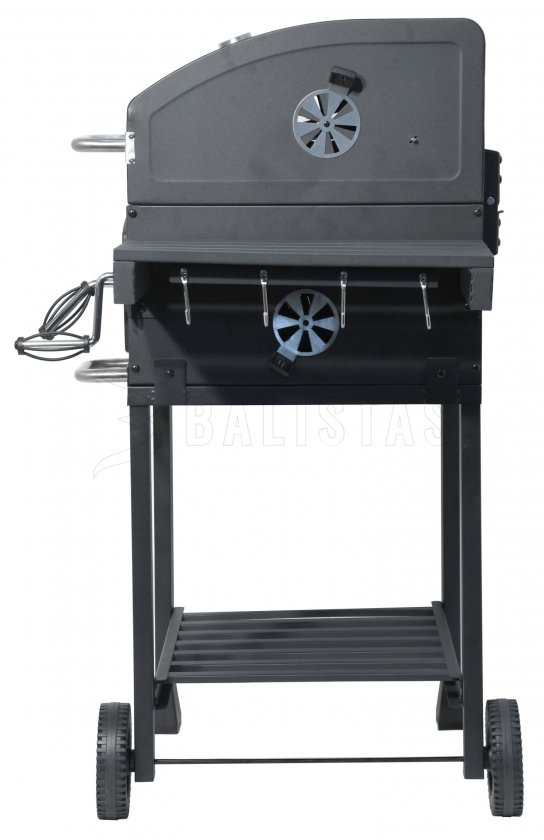 Royal charcoal grill with cast iron grate