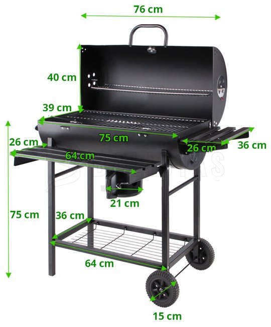 Charcoal Grill Barrel (99512)