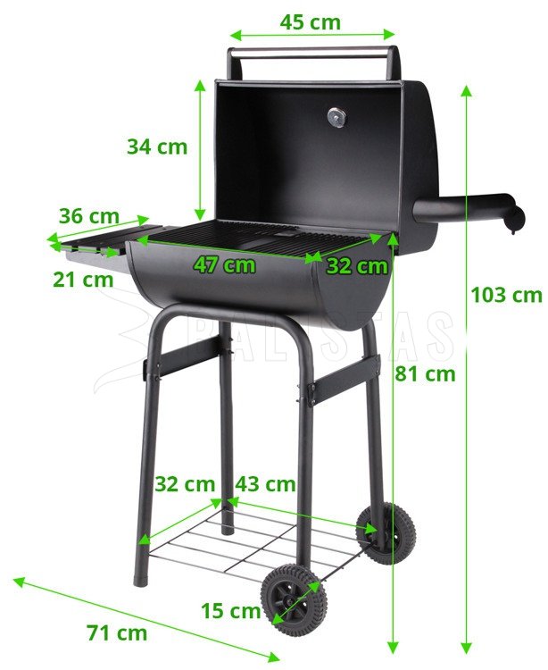 Apache charcoal grill (99514)
