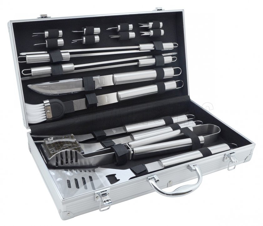 Grilling tools set 18 pcs ALU case