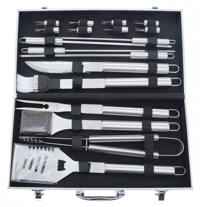 Grilling tools set 18 pcs ALU case
