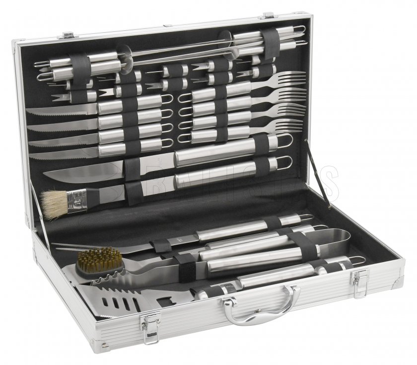 Grilling tools set 30 pcs ALU case