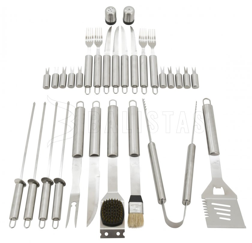 Grilling tools set 30 pcs ALU case