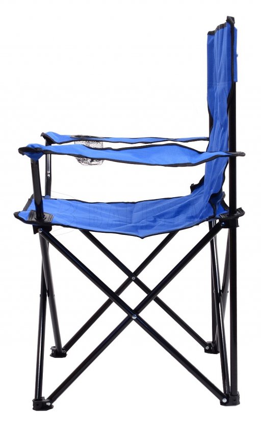 Folding camping chair Bari blue