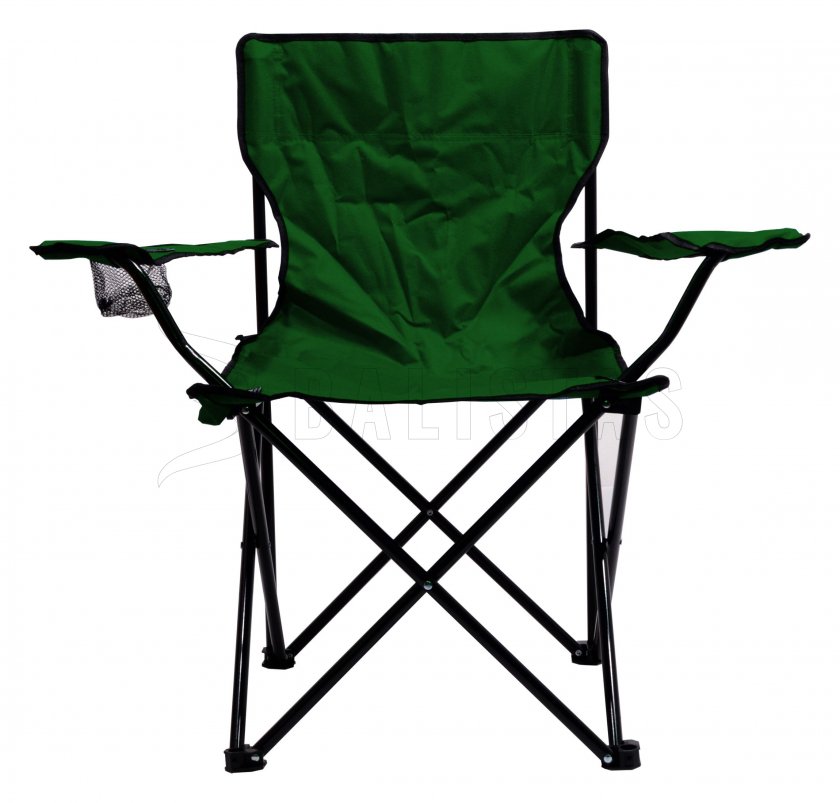 Folding camping chair Bari green