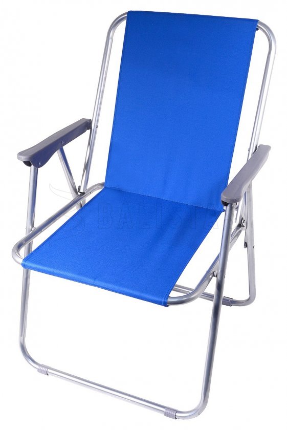 Folding camping chair Bern blue
