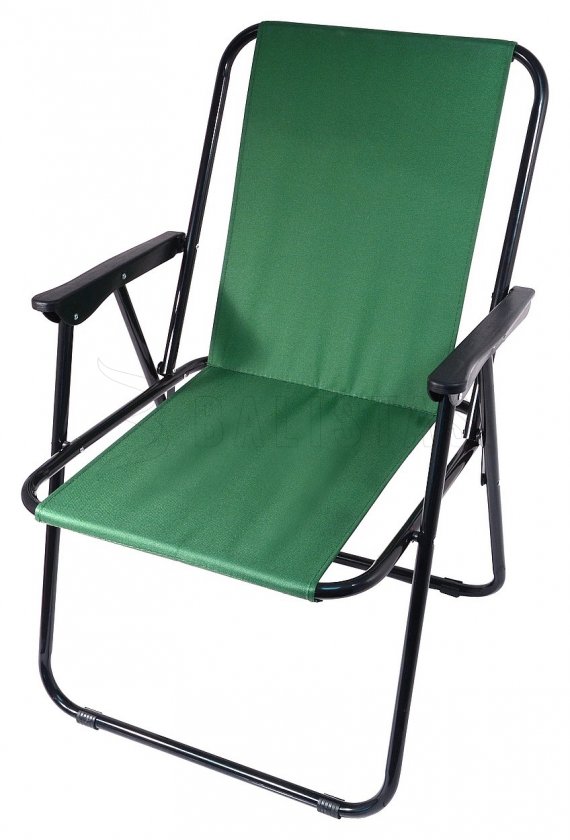 Folding camping chair Bern green